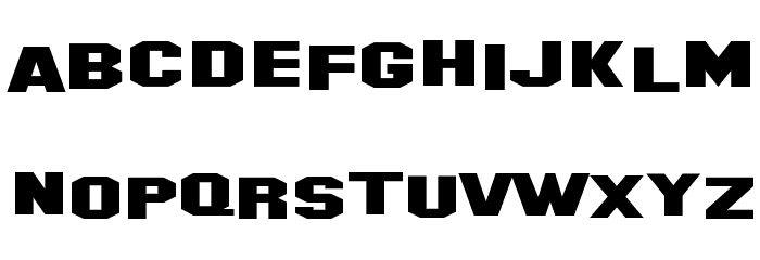 SF Hollywood Hills Extended Font LOWERCASE