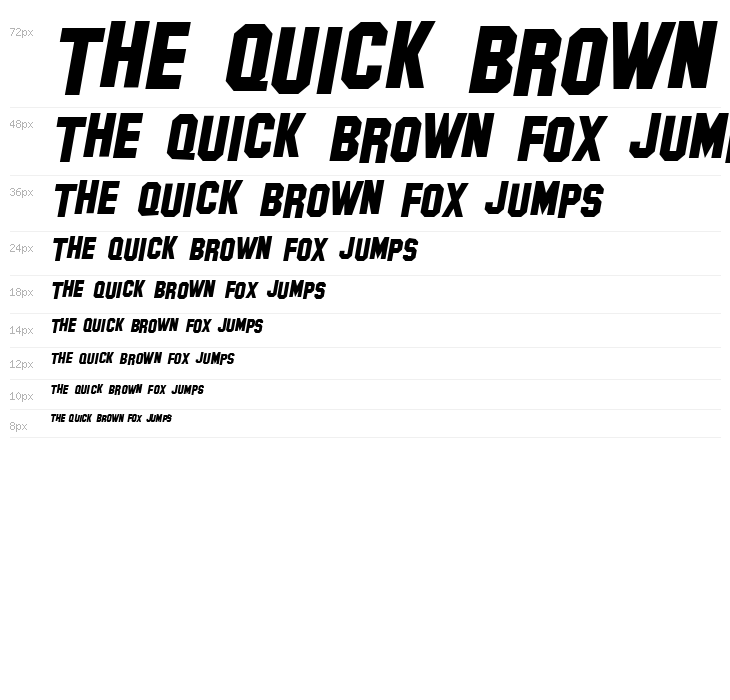 SF Hollywood Hills Italic Waterfall