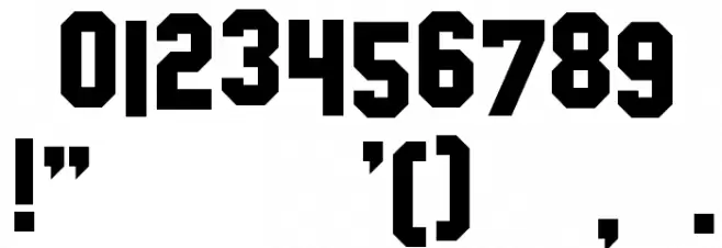 SF Hollywood Hills Font OTHER CHARS