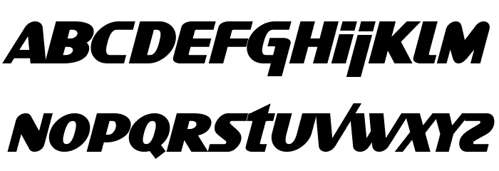 SF Intellivised Bold Italic Font LOWERCASE