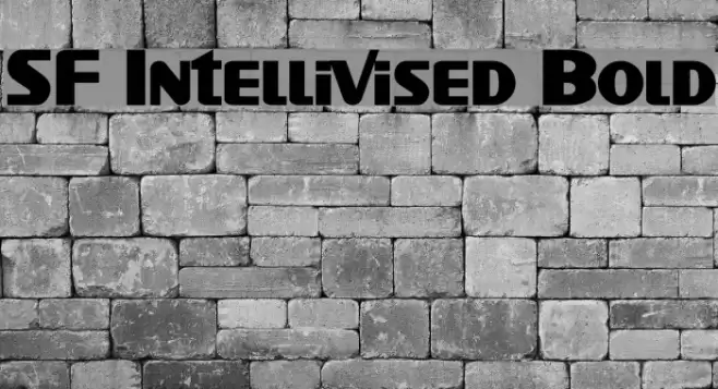 SF Intellivised Bold Font examples