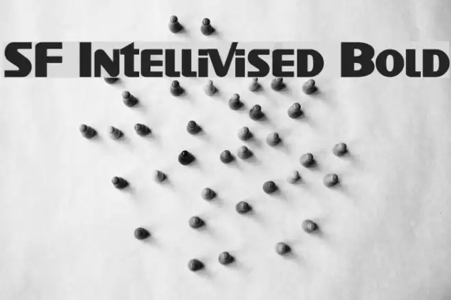 SF Intellivised Bold Font examples