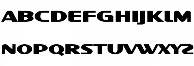 SF Intellivised Extended フォント 大文字