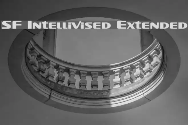 SF Intellivised Extended Schriftart examples