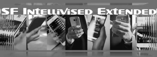 SF Intellivised Extended Schriftart examples