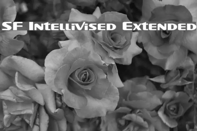 SF Intellivised Extended Schriftart examples