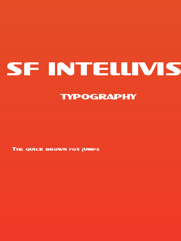SF Intellivised Extended Poster