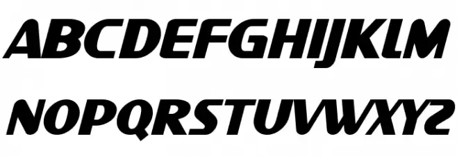 SF Intellivised Italic Polices MAJUSCULES