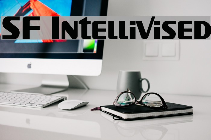 SF Intellivised Font examples