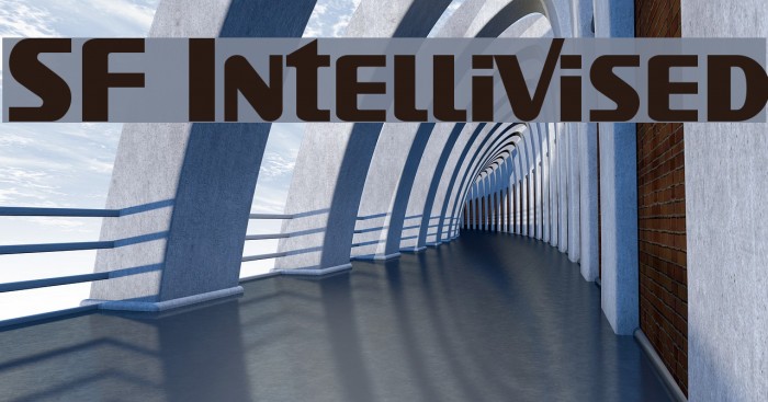 SF Intellivised Font examples