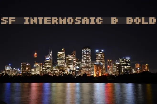 SF Intermosaic B Bold Example 1