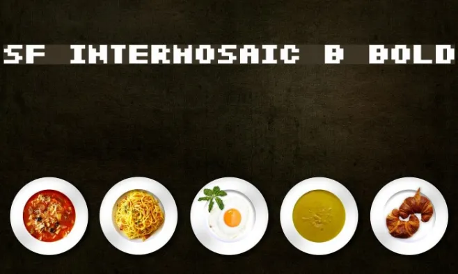 SF Intermosaic B Bold Example 2