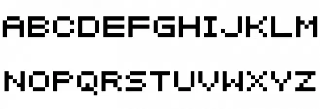 SF Intermosaic B Font LOWERCASE