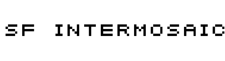 SF Intermosaic  Descarca Fonturi Gratis