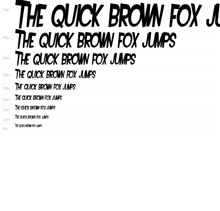 SF Intoxicated Blues Bold Oblique Waterfall