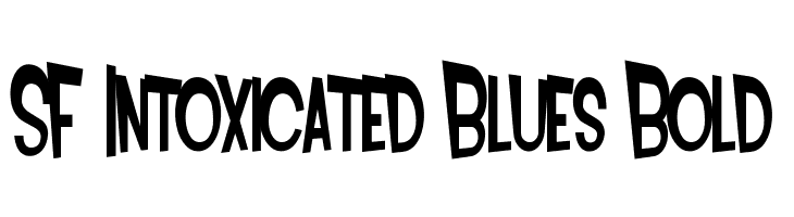 SF Intoxicated Blues Bold Font