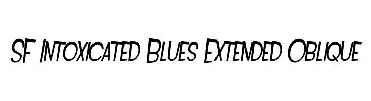 SF Intoxicated Blues Extended Oblique  Frei Schriftart Herunterladen