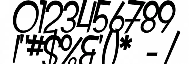 SF Intoxicated Blues Extended Oblique Font OTHER CHARS