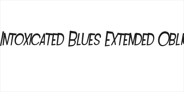 SF Intoxicated Blues Extended Oblique Logo