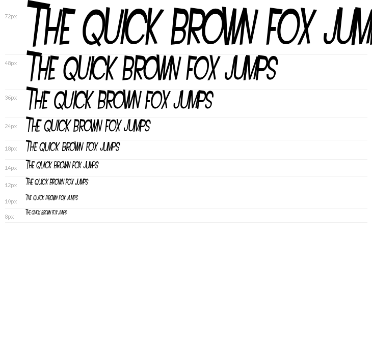 SF Intoxicated Blues Oblique Waterfall