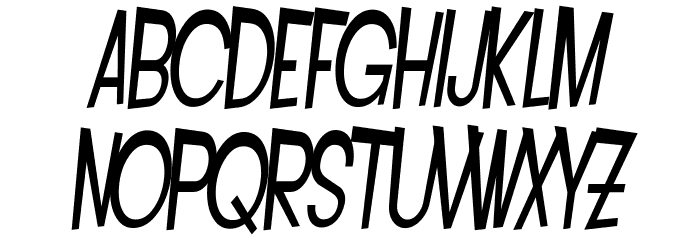 SF Intoxicated Blues Oblique Font LOWERCASE