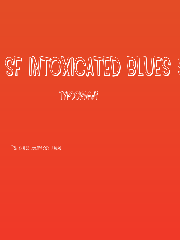 SF Intoxicated Blues Shaded Poster