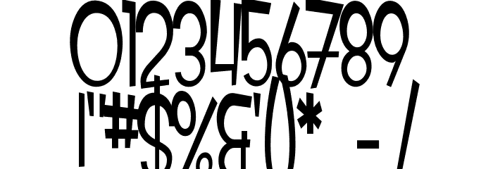 SF Intoxicated Blues Font OTHER CHARS