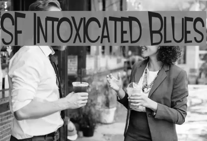 SF Intoxicated Blues Caratteri examples
