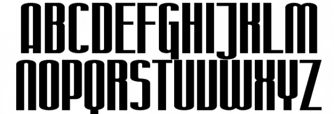 SF Iron Gothic Extended Шрифта ВЕРХНИЙ