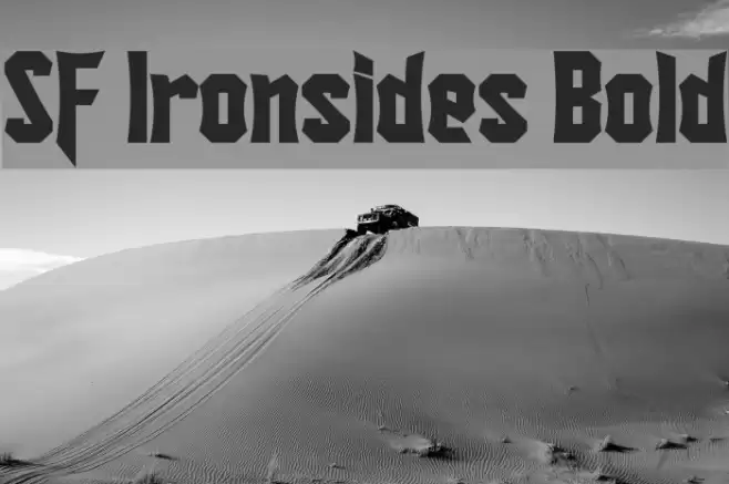 SF Ironsides Bold Font examples