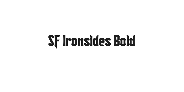 SF Ironsides Bold Logo