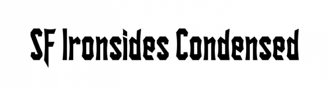 SF Ironsides Condensed 