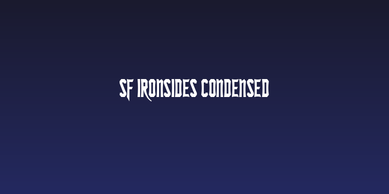 SF Ironsides Condensed Social Header