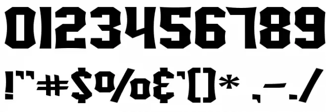 SF Ironsides Extended خط محارف أخرى