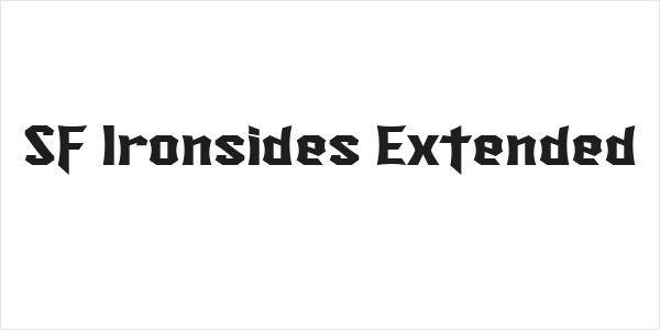 SF Ironsides Extended Logo