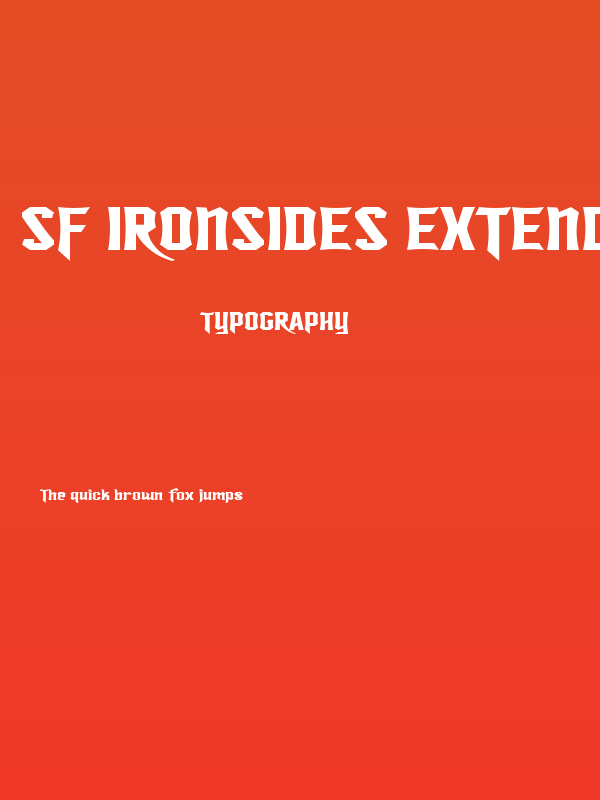 SF Ironsides Extended Poster