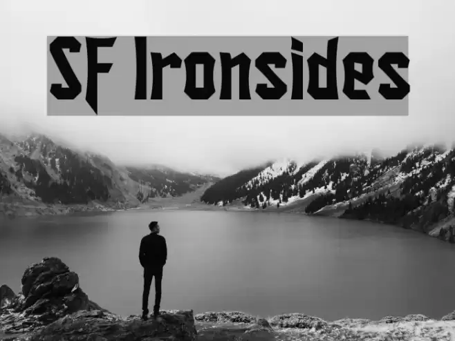 SF Ironsides Font examples