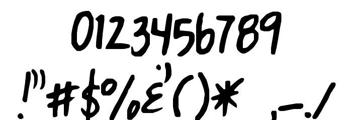 SF-JWoodbury Font OTHER CHARS