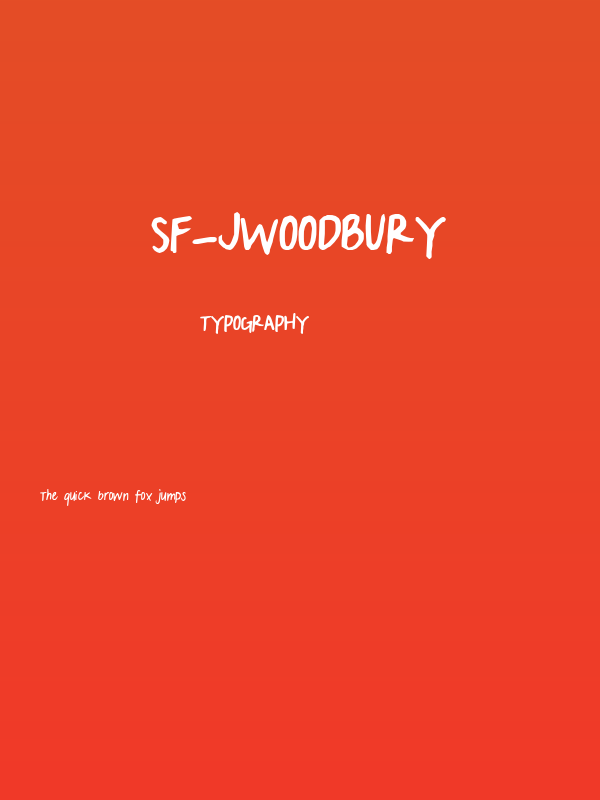 SF-JWoodbury Poster