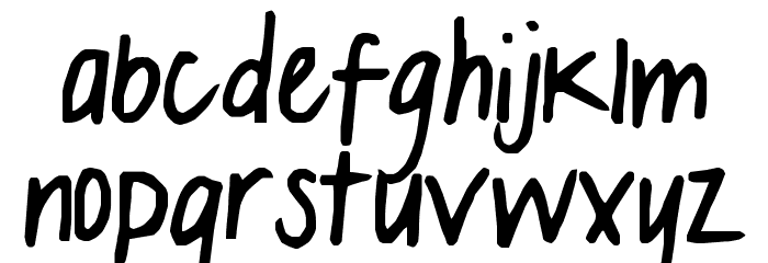 SF-JWoodbury Font LOWERCASE