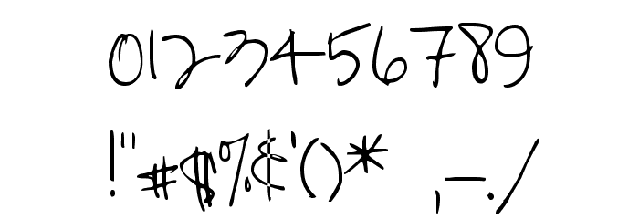 SF-Jojo2 Font OTHER CHARS