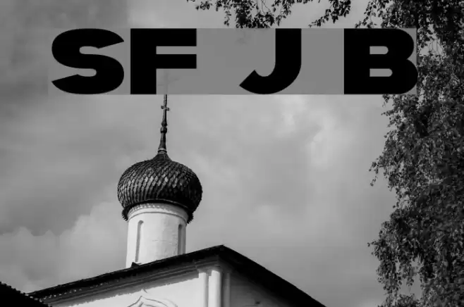 SF Juggernaut Bold Font examples