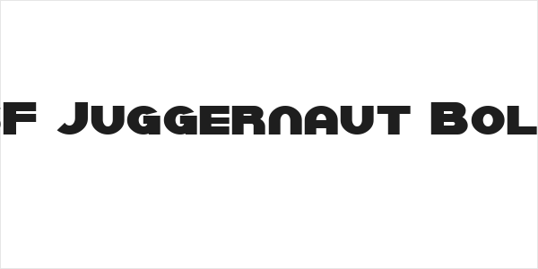 SF Juggernaut Bold Logo