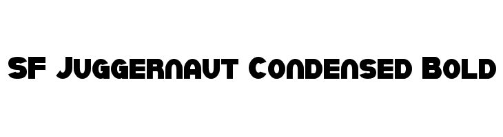 SF Juggernaut Condensed Bold  नि: शुल्क फ़ॉन्ट्स डाउनलोड
