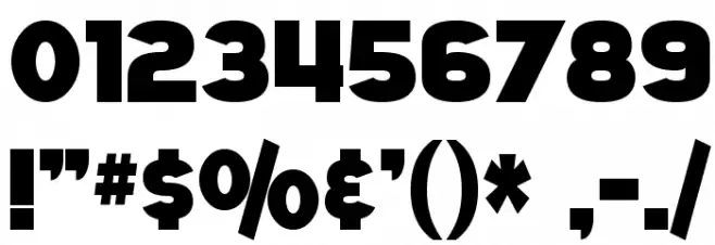 SF Juggernaut Condensed Bold Font Alte caractere