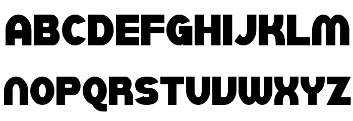 SF Juggernaut Condensed Bold Font Litere mici