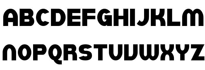 SF Juggernaut Condensed Font LOWERCASE