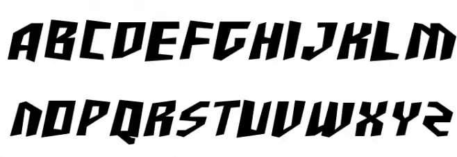 SF Junk Culture Bold Oblique Fuentes MAYÚSCULAS