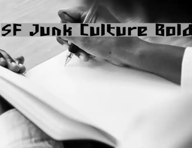 SF Junk Culture Bold Fuentes examples