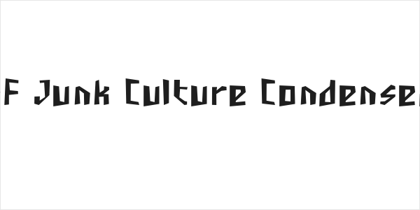 SF Junk Culture Condensed Logo